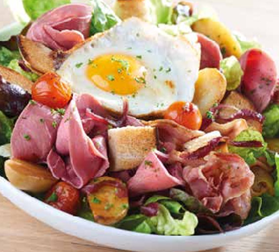Les entrées et salades